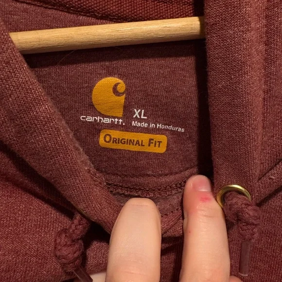 Carhartt Men's Red Hoodie - Picture 2 of 7